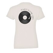 Natural Cotton T-Shirt - Record & T